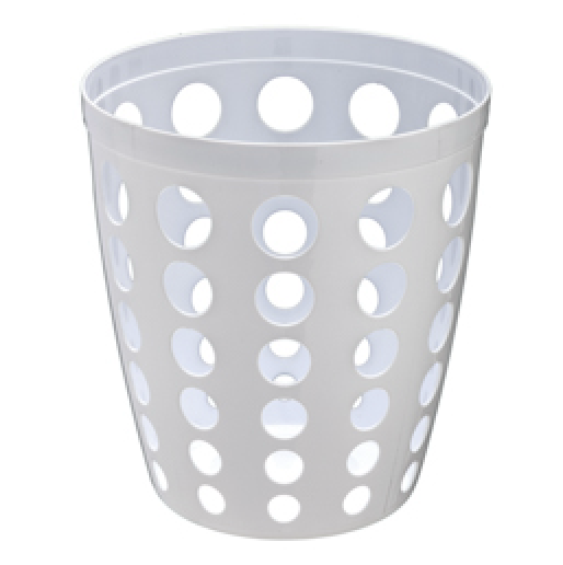 MEDIAL PERFORATED PAPER BIN WHITE